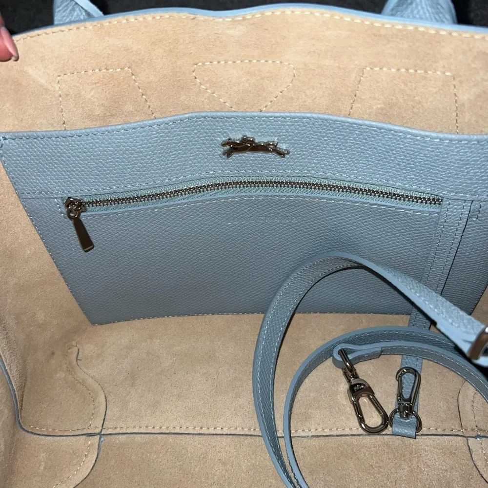 Longchamp Roseau Essential Medium Leather Tote - Picture 5 of 12